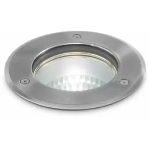 Recessed Nickel PARK 1 bulb Height 21 Cm