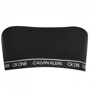 Calvin Klein One Cotton Bandeau Bikini Top - Black 001