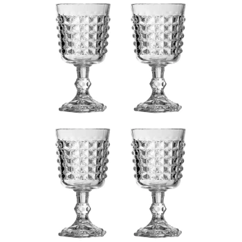 Pyramid Wine Goblets - Set of 4