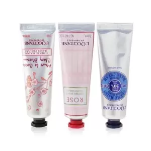 L'OccitaneLovelier Hands Set: 2xRose Hand Cream 30ml+2x Shea Butter Hand Cream 3ml+2x Cherry Blossom Hand Cream 30ml 6x30ml/1oz