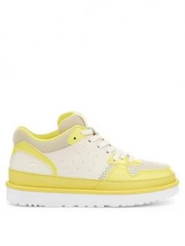 UGG Highland Trainer - Yellow/White , Margarita/White, Size 6, Women