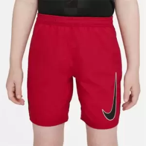 Nike Dri-FIT Academy Big Kids Graphic Soccer Shorts - Red