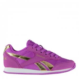 Reebok Classic Jogger RS Child Girls Trainers - Violet/Gold