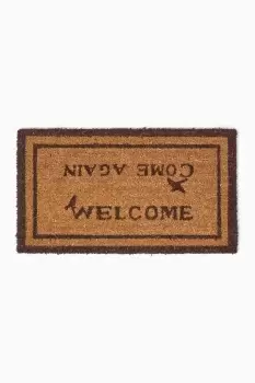 Welcome Come Again Coir Doormat