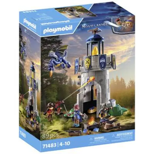 Playmobil Novelmore Knight tower with Blacksmith and Dragon 71483