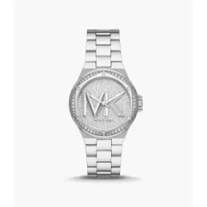 Michael Kors Womens Lennox Three-Hand Stainless Steel Watch - Silver