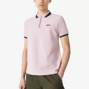 Barbour International Mens Richmond Polo Shirt - Dusk Pink - XL