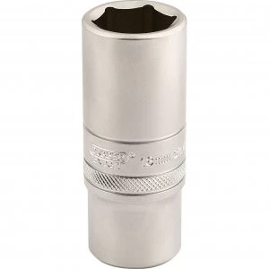 Draper 3/8" Drive Satin Finish Deep Hexagon Socket Metric 3/8" 19mm