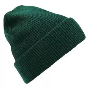 Beechfield Heritage Ladies/Womens Premium Plain Winter Beanie (One Size) (Bottle Green)