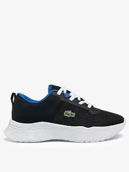 Lacoste Child Courtdrive 0722 Trainers, Black/Blue, Size 11 Younger