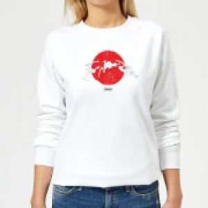 Samurai Jack Sunrise Womens Sweatshirt - White - XL