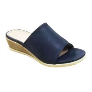 Cipriata Womens/Ladies Dantina Wedge Mules (8 UK) (Navy)