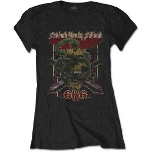 Black Sabbath - Bloody Sabbath 666 Womens XX-Large T-Shirt - Black