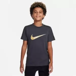 Nike Sportswear Repeat Big Kids (Boys') T-Shirt - Grey