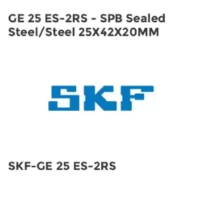 GE 25 ES-2RS - SPB Sealed Steel/Steel 25X42X20MM