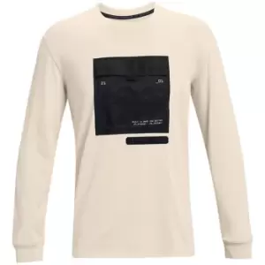 Under Armour Long Sleeve Utility Sweatshirt Mens - White