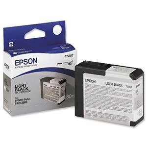 Epson T5807 Light Black Ink Cartridge