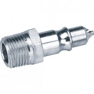 Draper PCL M100 Air Line Connectors Male Thread 1/2" Bsp Pack of 2