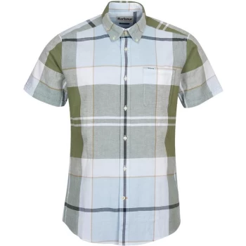 Barbour Douglas Short Sleeve Tailored Shirt - Green