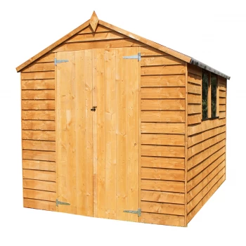 Mercia Overlap Apex Double Door Value Shed- 8 x 6ft