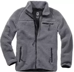 Brandit Teddyfleece Jacket, black-grey, Size L, black-grey, Size L