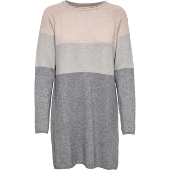 Only Multi Knit Dress Womens - Rose/Grey