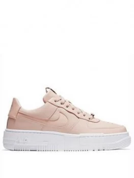 Nike Air Force 1 Pixel Trainer - Pink/White, Size 6, Women