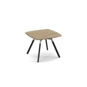 Anson executive square meeting table with A-frame legs - barcelona walnut