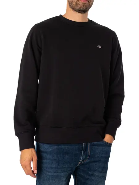 Gant Regular Shield Sweatshirt Black S