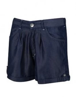 Regatta Girls Delicia Shorts, Navy, Size 3-4 Years