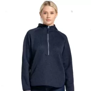 Craghoppers Womens Elena Hooded Half Zip Fleece Jacket 12 - Bust 36' (91cm)