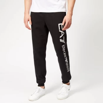 Emporio Armani EA7 Mens Train Logo Series Superslim Joggers - Black - M