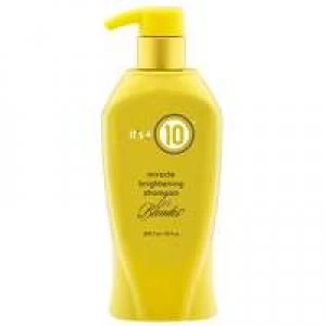 It's a 10 Blonde Collection Miracle Brightening Shampoo for Blondes 295.7ml