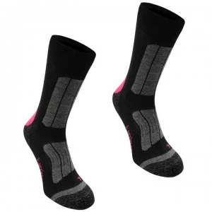 Karrimor Trekking Socks Ladies - Black/Fucshia