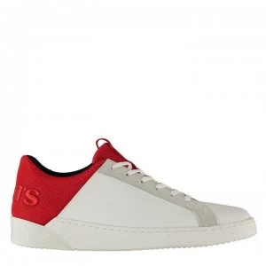 Levis Mullet Trainers - White/Red