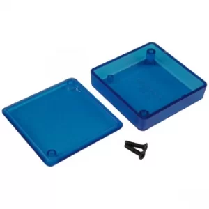 Hammond 1551STBU Miniature Plastic Enclosure 50 x 50 x 15 Transpar...