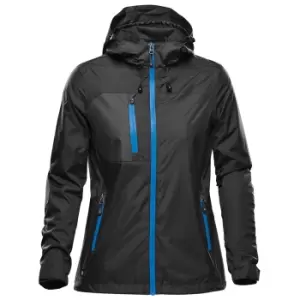 Stormtech Womens/Ladies Olympia Soft Shell Jacket (L) (Black/Azure)