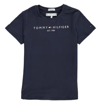 Tommy Hilfiger Essential Tee S/S Girls - Twilight Navy