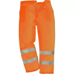 Yoko Unisex Work Hi-Vis Trousers (38/L UK) (Orange) - Orange