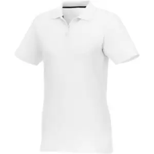 Elevate Womens/Ladies Helios Short Sleeve Polo Shirt (M) (White)