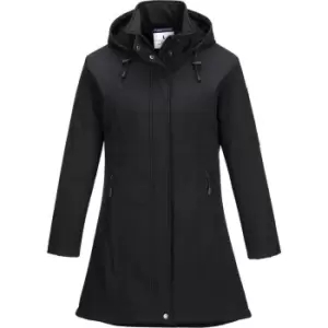 Portwest Carla Womens Softshell Jacket Black L