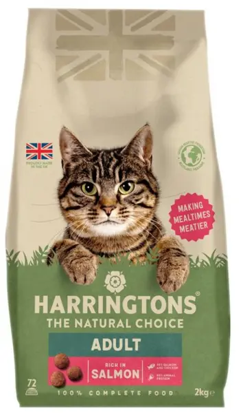 Harringtons Adult Salmon Cat Food 2kg