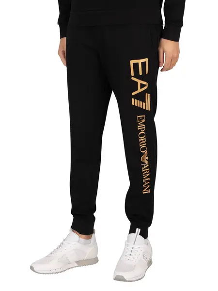 EA7 Logo Joggers Black L