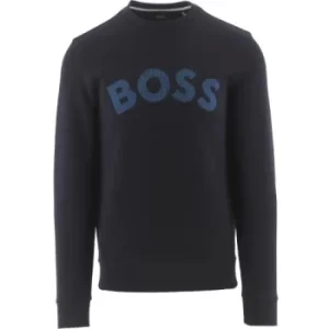 BOSS Dark Blue Salbo Iconic Sweatshirt