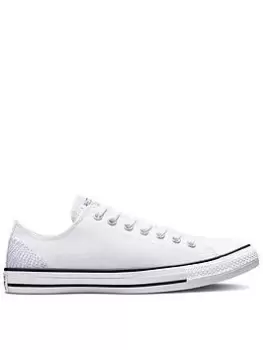 Converse Chuck Taylor All Star Canvas Ox - White/Grey Size 12, Men