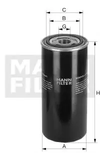 Hydraulic Filter WD950/2 by MANN