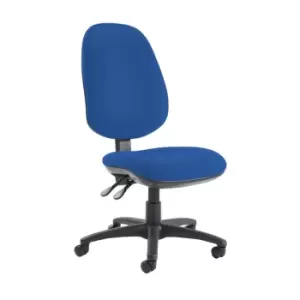 Dams MTO Jota Extra High Back Operator Chair with No Arms - Blizzard Grey