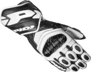 Spidi Carbo 7 Motorcycle Gloves, black-white Size M black-white, Size M