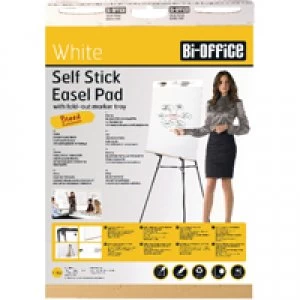 Bi-Office Self-Stick Flipchart Pad 635x780mm 30 Sheets White FL128107