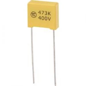 MKS thin film capacitor Radial lead 0.047 uF 400 Vdc 5 10 mm L x W x H 13 x 5 x 11mm